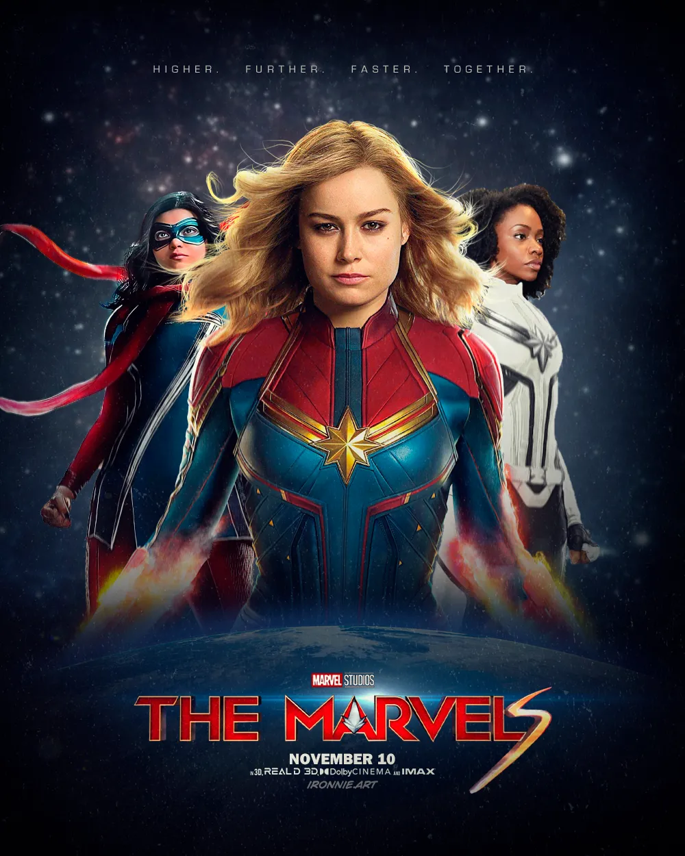 The Marvels 2023 English 720p HDRip ESub 800MB Download