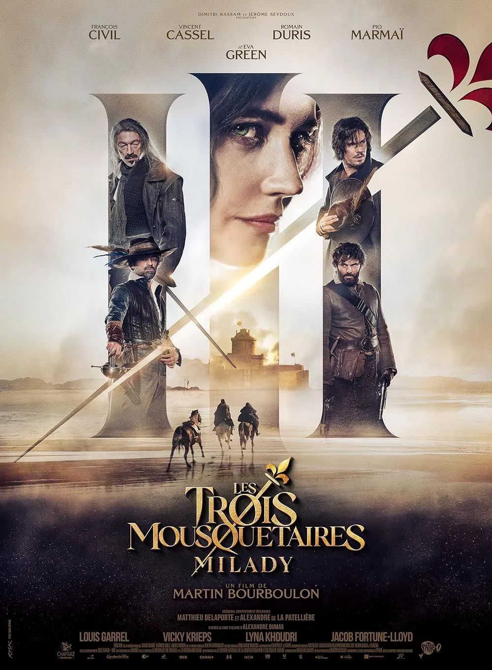 The Three Musketeers Part II Milady 2023 HQ Hindi 480p HDCAMRip 400MB Download