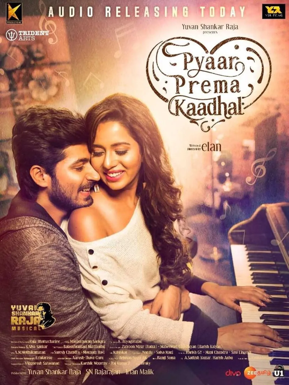 Pyaar Prema Kaadhal 2018 Hindi ORG Dual Audio 480p HDRip ESub 450MB Download