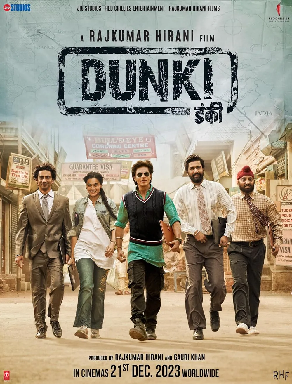 Dunki 2023 Hindi Movie 480p HQ S-Print 600MB Download