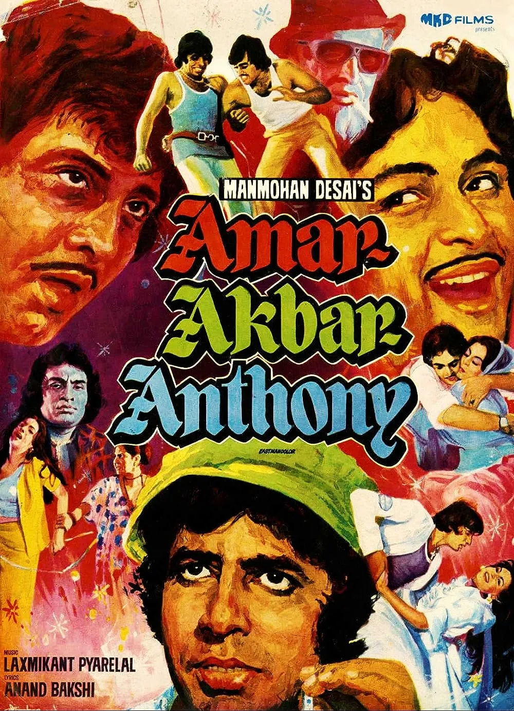 Amar Akbar Anthony 1977 Hindi Movie 720p BluRay 1.6GB Download