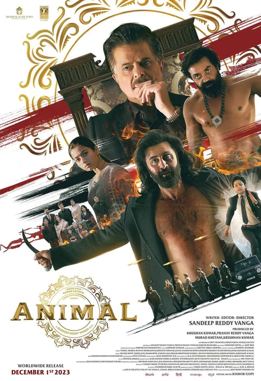  Animal 2023 Hindi Movie 1080p NF HDRip ESub 2.2GB Download