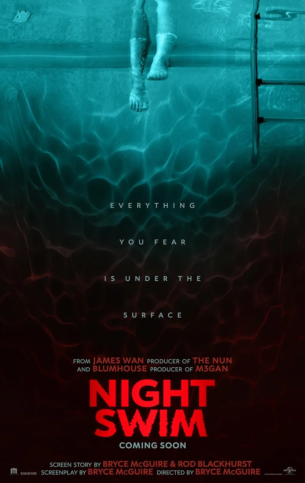 Night Swim 2024 English 480p HDRip ESub 400MB Download