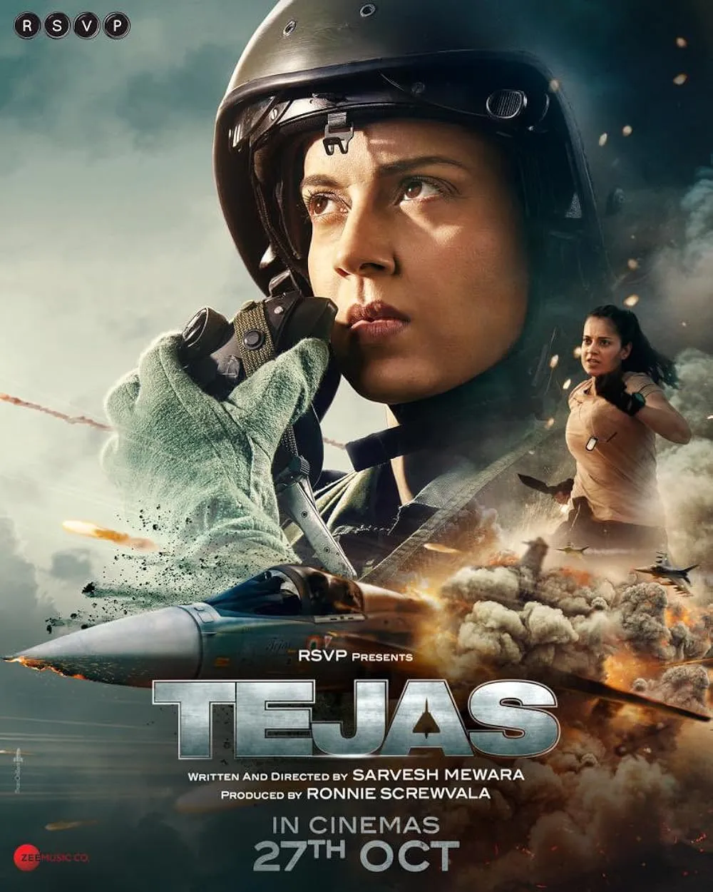 Tejas 2023 Hindi 480p HDRip 400MB Download