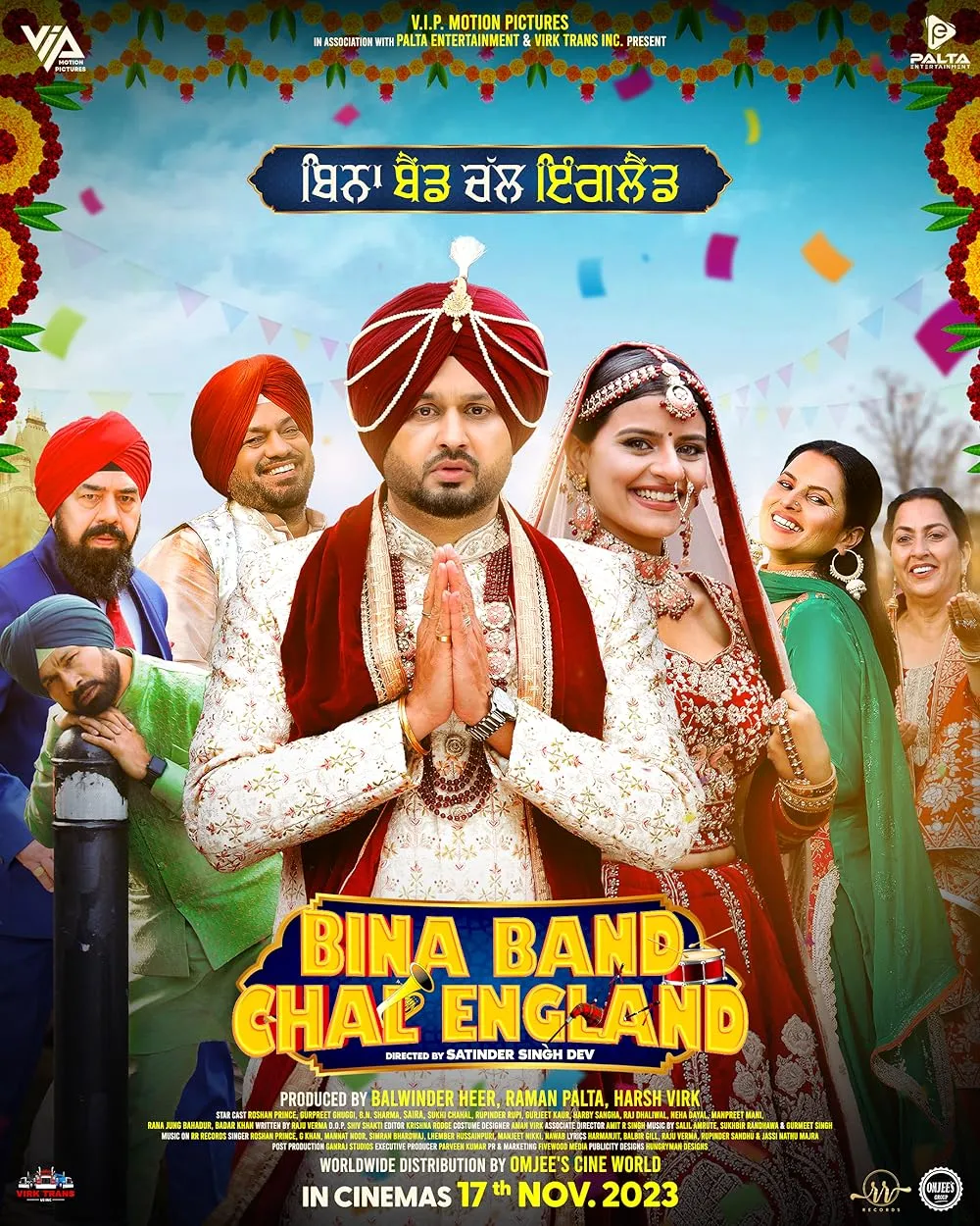 Bina Band Chal England 2023 Punjabi 480p HDRip ESub 700MB Download