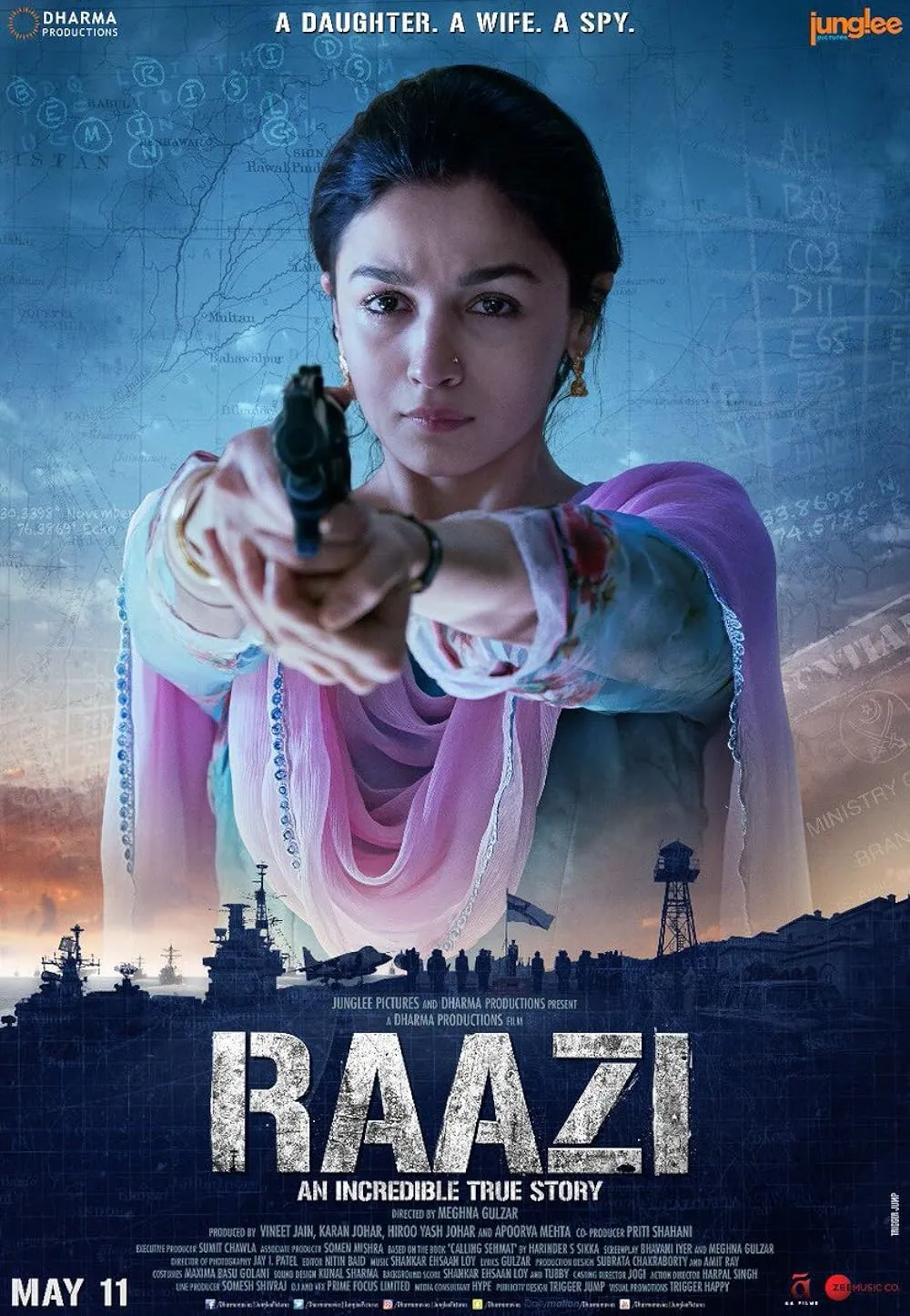 Raazi 2018 Hindi 480p BluRay ESub 500MB Download
