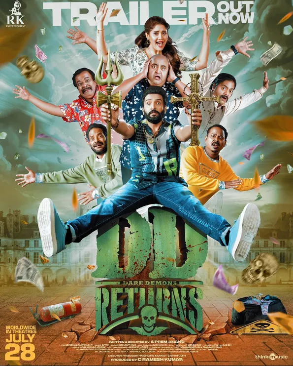 DD Returns 2023 Hindi ORG Dual Audio 480p HDRip ESub 500MB Download