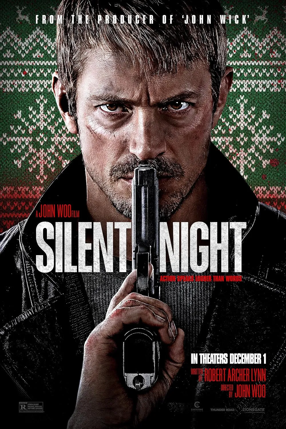 Silent Night 2023 English 480p HDRip ESub 400MB Download