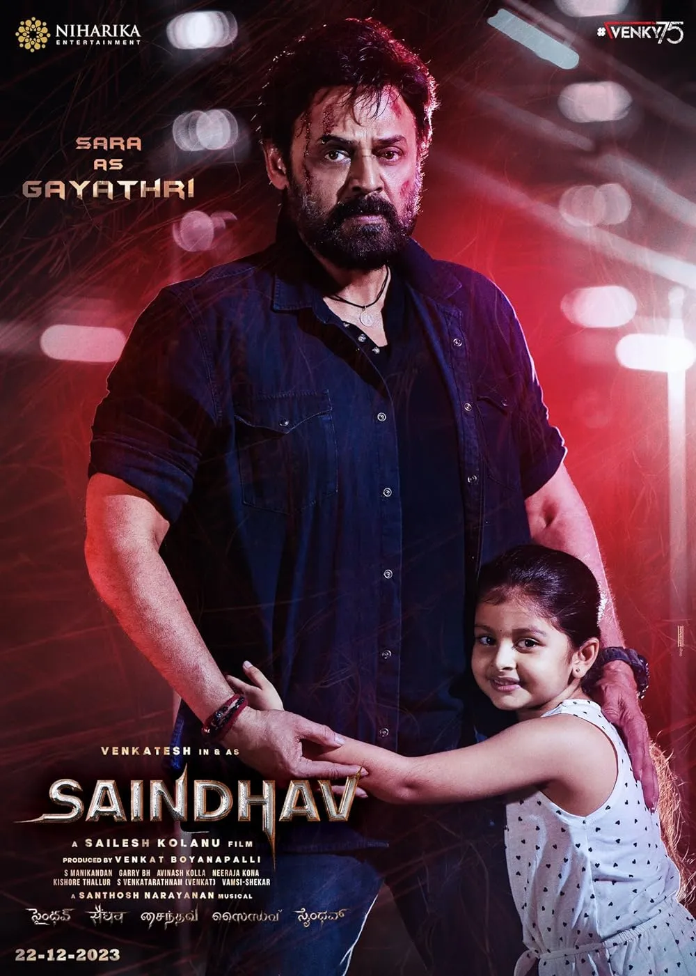 Saindhav 2024 Hindi (Studio-DUB OST) 1080p | 720p | 480p HDRip Download