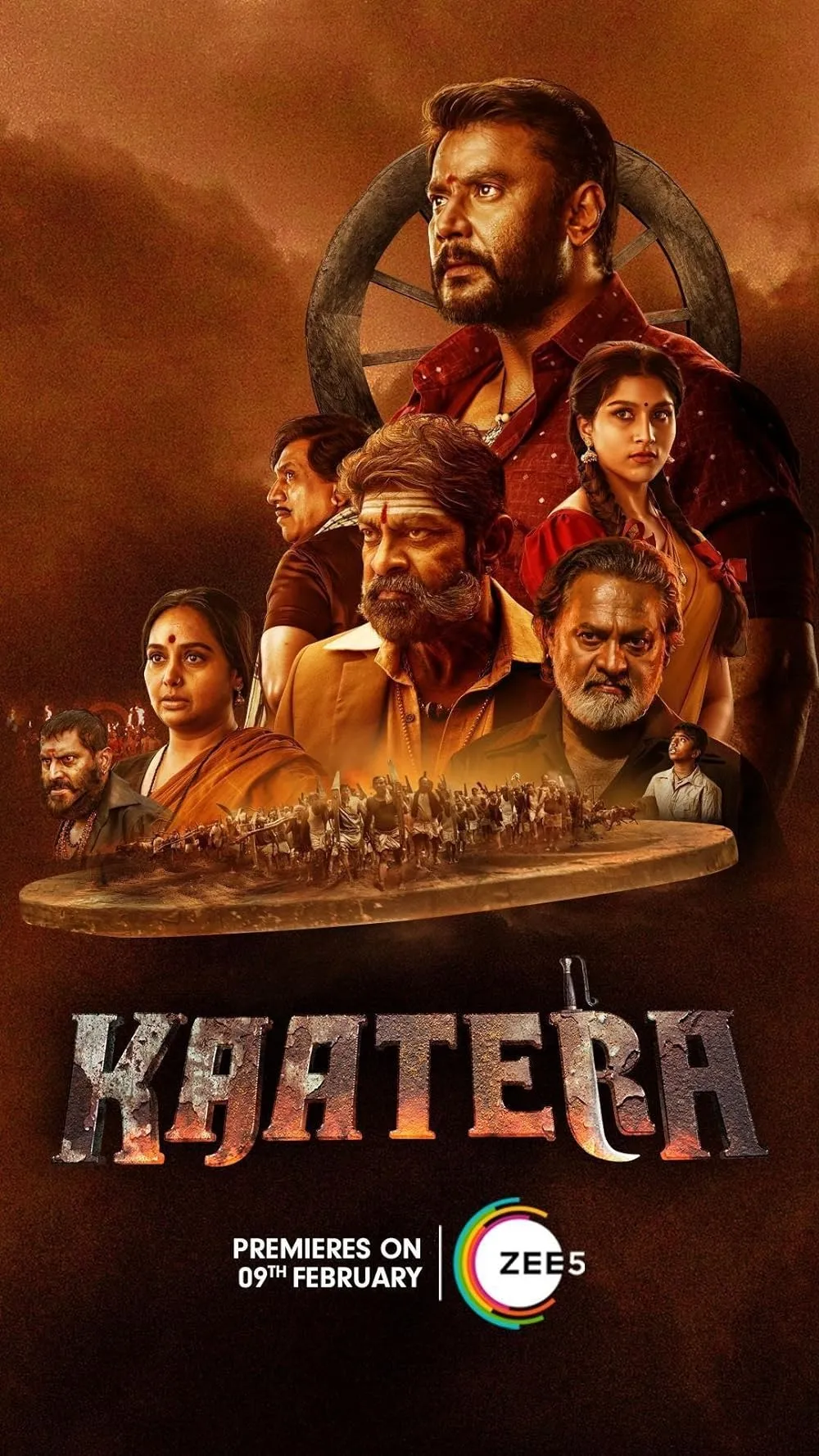 Kaatera 2023 Kannada 1080p | 720p | 480p HDRip ESub Download