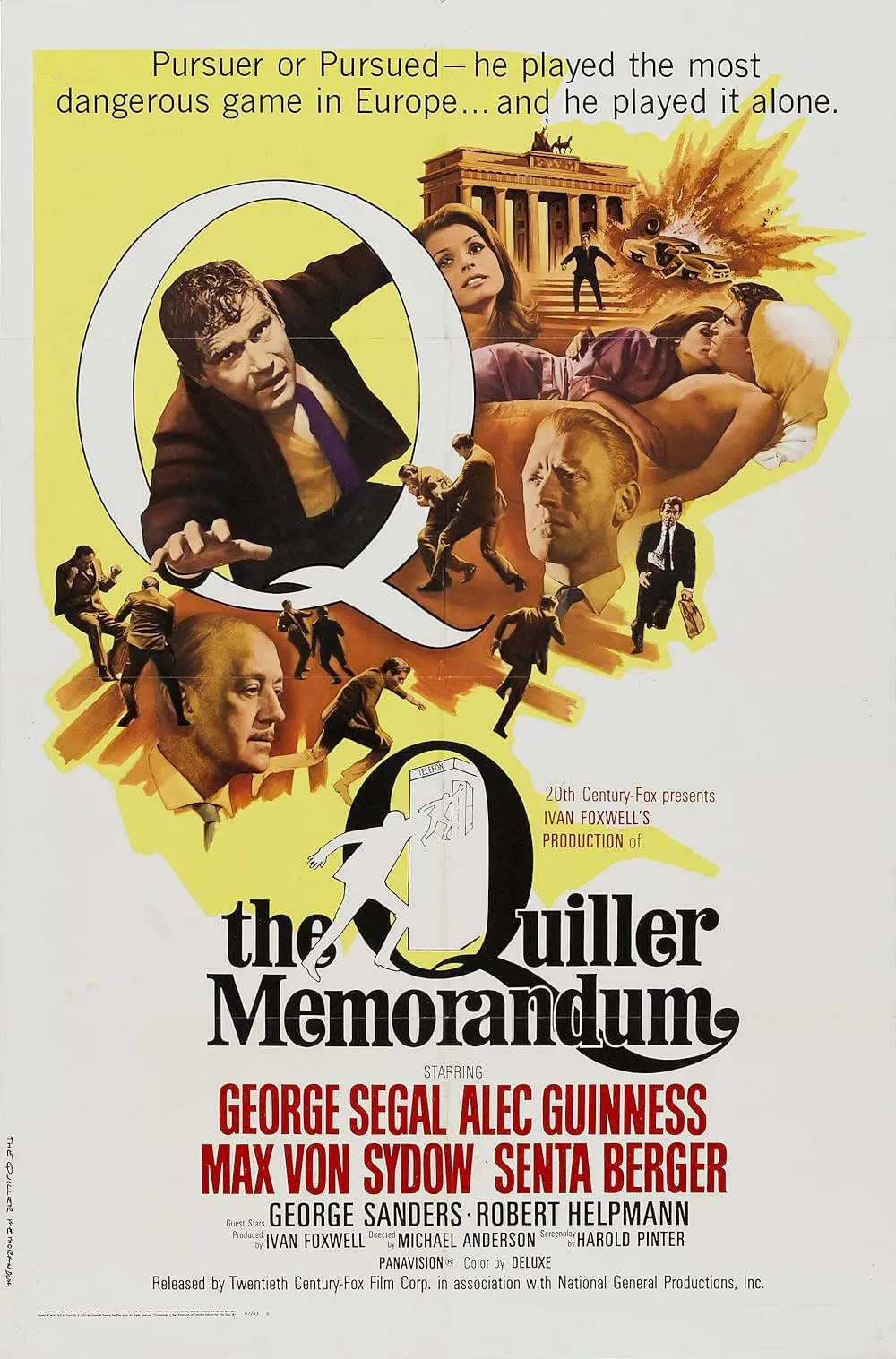 The Quiller Memorandum 1966 Hindi ORG Dual Audio 480p BluRay ESub 450MB Download