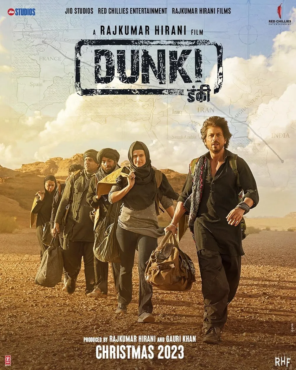 Dunki 2023 Hindi 1080p | 720p | 480p NF HDRip ESub Download